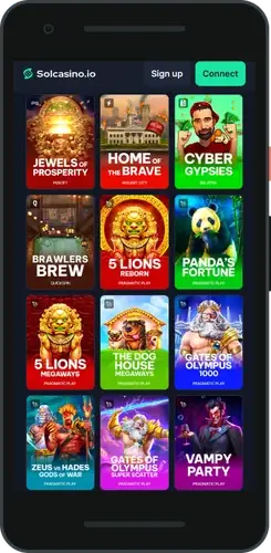 Solana online casino